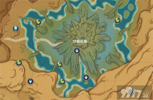 原神3.6版本草神瞳在什么地方可以收集  新地图荒石苍漠草神瞳分布地点一览